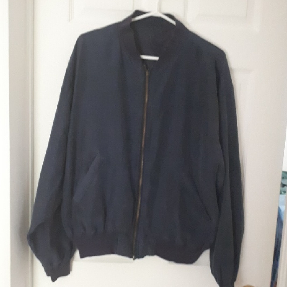 Jean David Navy Bomber Jacket